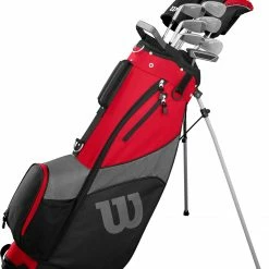 Wilson Men's Profile SGI 14-Piece Complete Set For Men Black/red