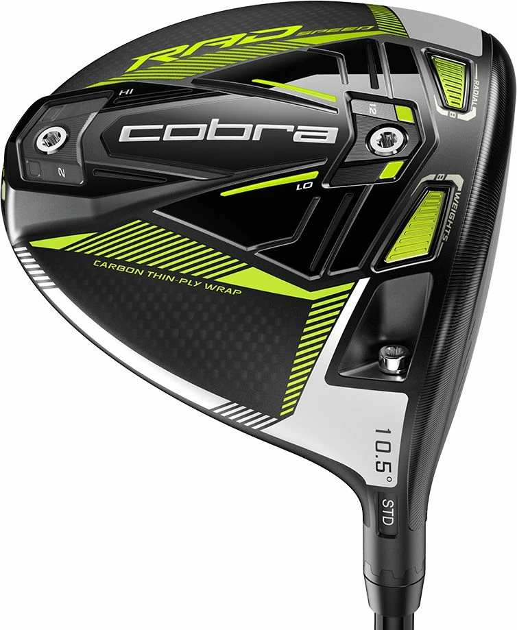 Cobra RADSPEED Driver For Men Black/turbo Yellow