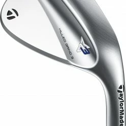 TaylorMade Milled Grind 3 TW Satin Raw Chrome Custom Wedge For Men
