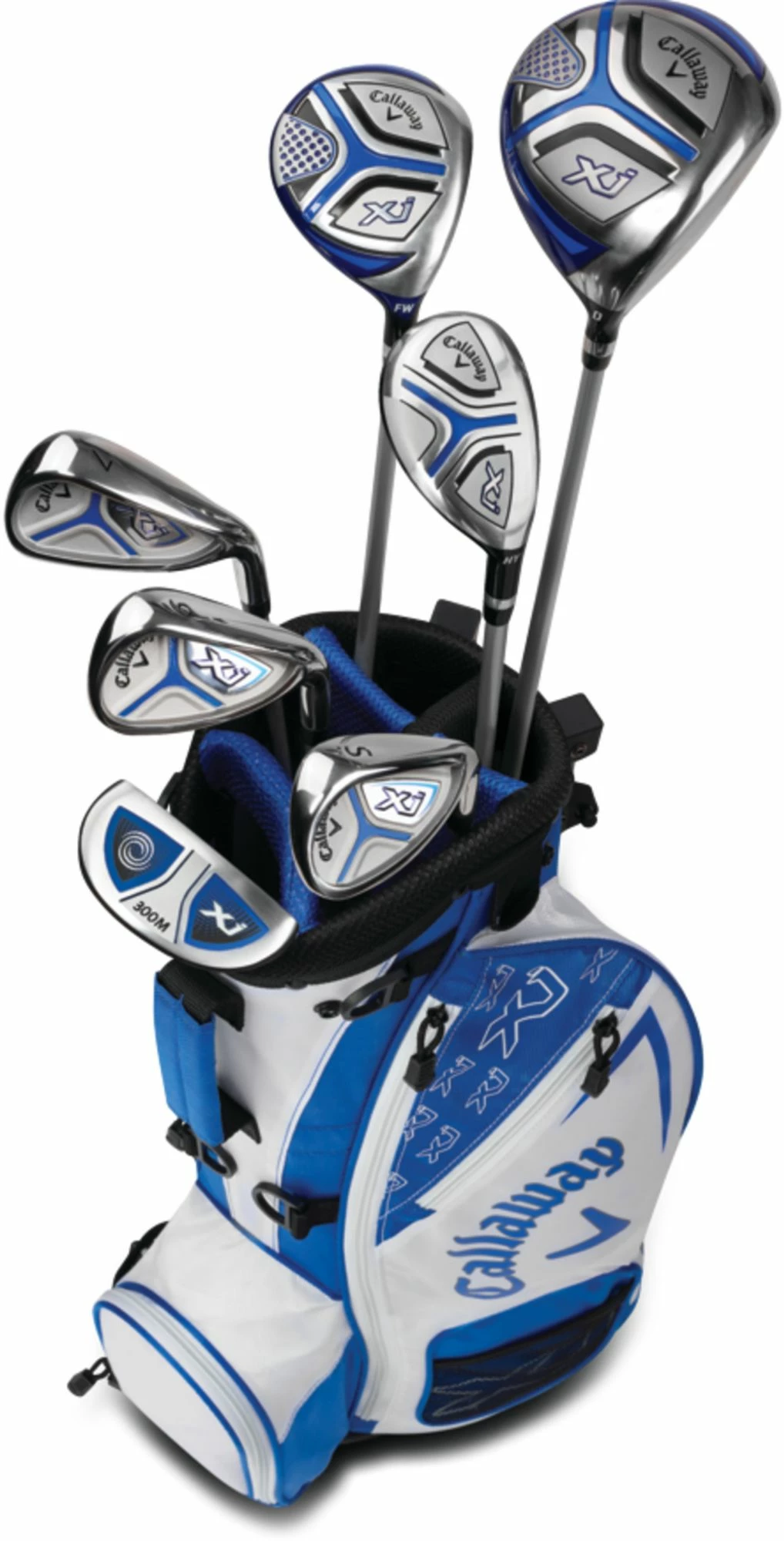 Callaway Junior XJ3 11-Piece Complete Set – (Height 54" - 61") For Girls' White/blue - Image 9