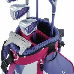Top Flite 2022 Girls' 9-Piece Complete Set - (Height 53" And Above) For Boys' Pink/purple