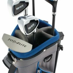 Top Flite 2019 Kids' 9-Piece Complete Set – (Height 53" And Above) For Unisex Grey/red