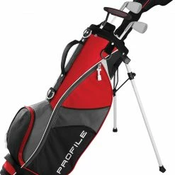 Wilson Kids' Profile JGI 6-Piece Complete Set (Height 40" - 50") For Unisex Red