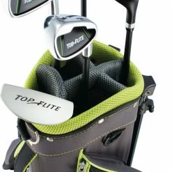 Top Flite 2019 Kids' 8-Piece Complete Set – (Height 46" – 52") For Unisex Grey/volt