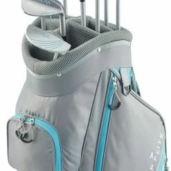 Top Flite Women's 2021 Aura 14-Piece Complete Set - (Graphite) For Women Grey/blue
