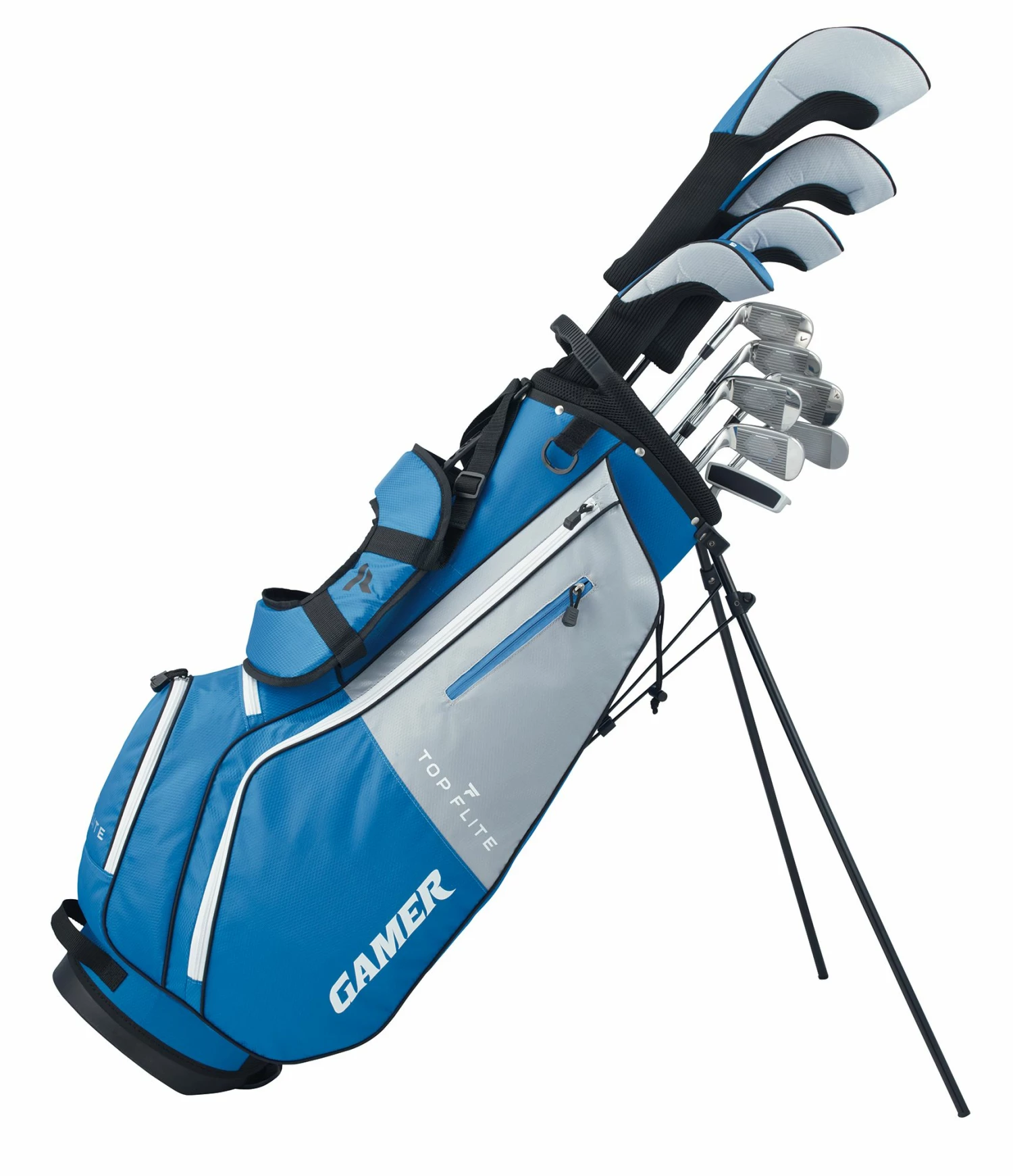 Top Flite 2021 Gamer 16-Piece Complete Set - (Graphite/Steel) For Men Blue/grey - Image 2